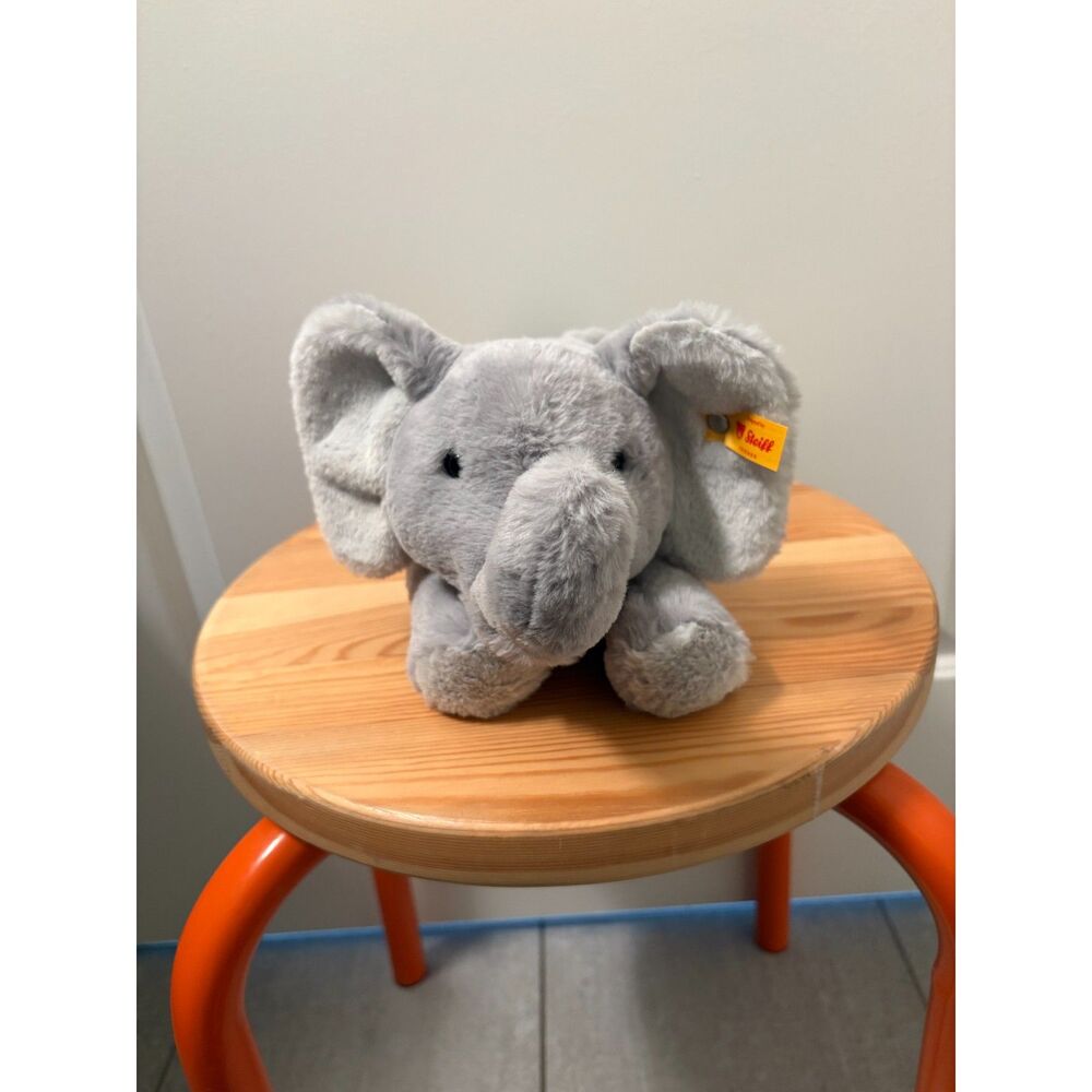 Steiff Soft Cuddly Friends Elna Elephant Lying Down